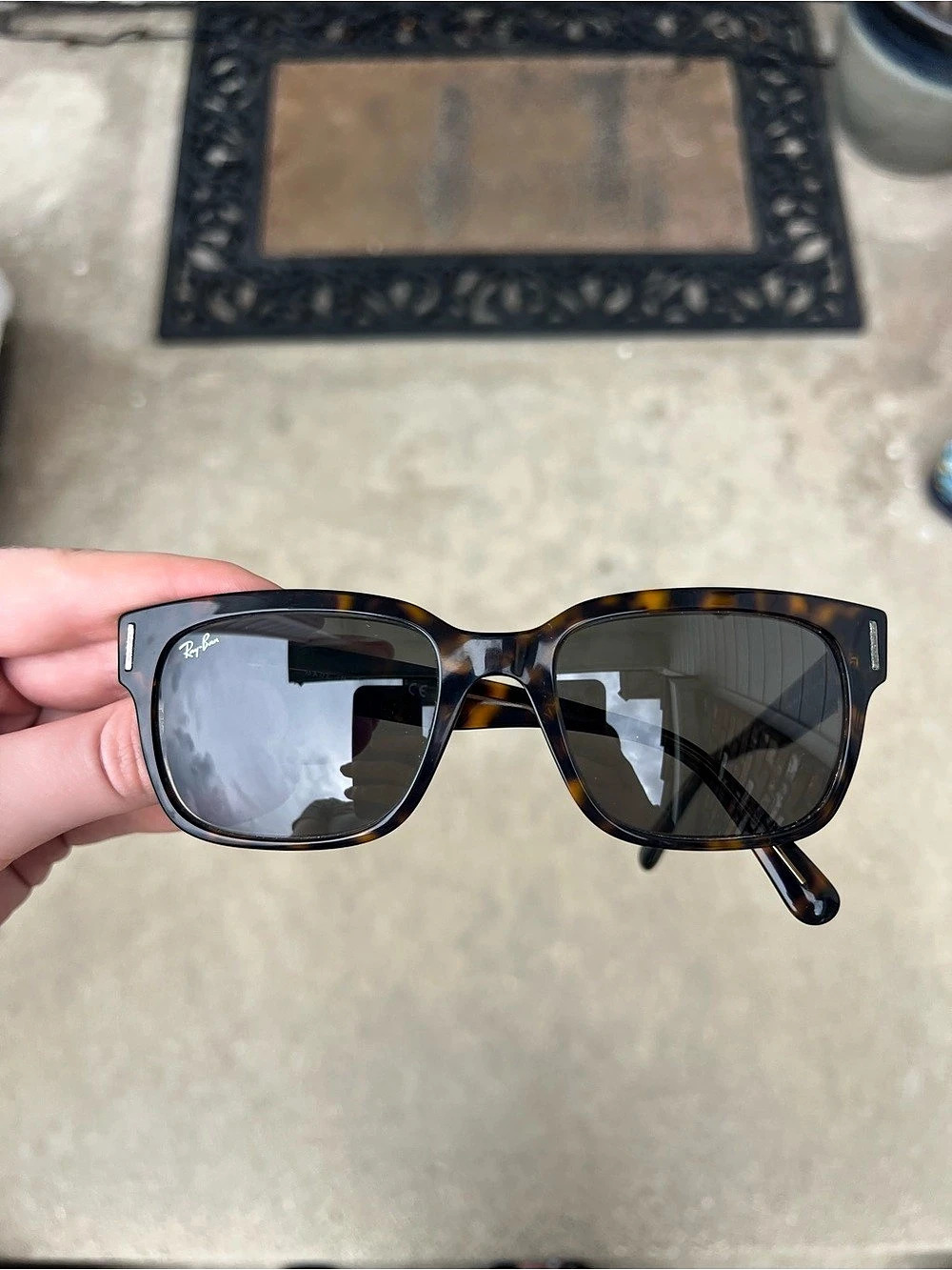 Ray-Ban Jeffrey Tortoiseshell Wayfarer Sunglasses